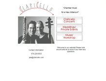 Tablet Screenshot of claricello.com